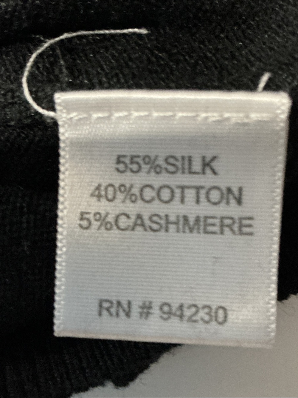 Paul Fredrick Black Turtleneck Sweater - Picture 5 of 5